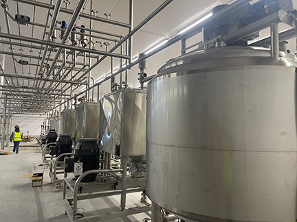 StainlessPress® Product Installation in Food Processing Plant